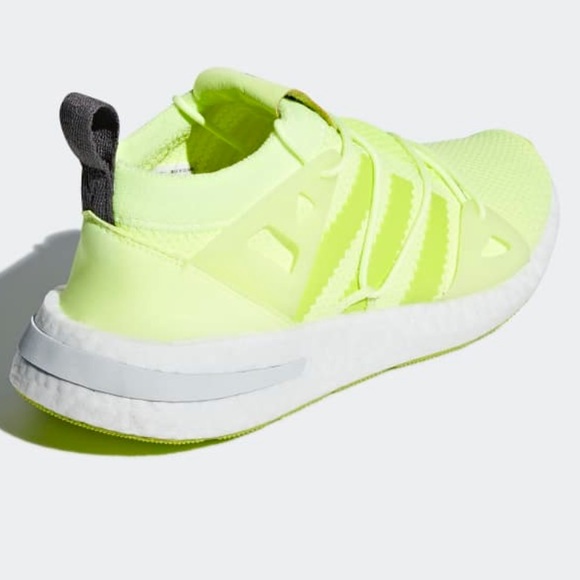neon yellow adidas shoes